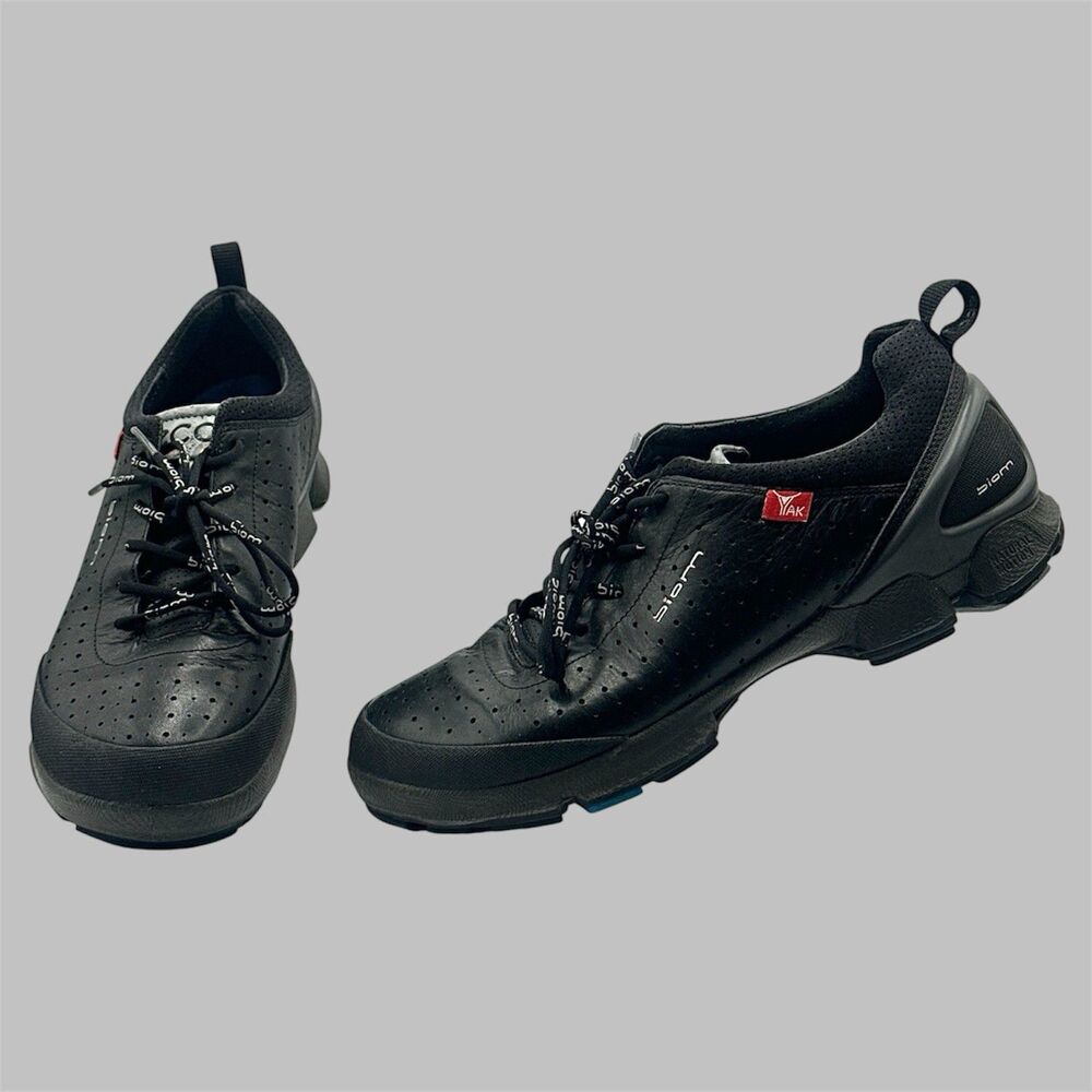 Ecco Biom Natural Motion Black Yak Leather Shoes Men’s Size 41 US 7-7.5